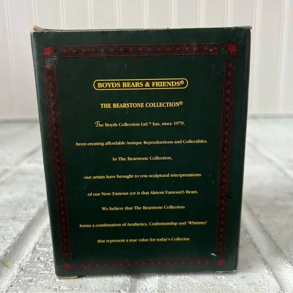 Boyds Bears Longaberger Exclusive Crystal Angelfrost Bearstone Christmas Ornamen - Picture 11 of 11